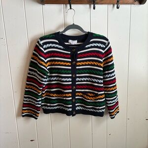 La Ligne Striped Cardigan Cotton
